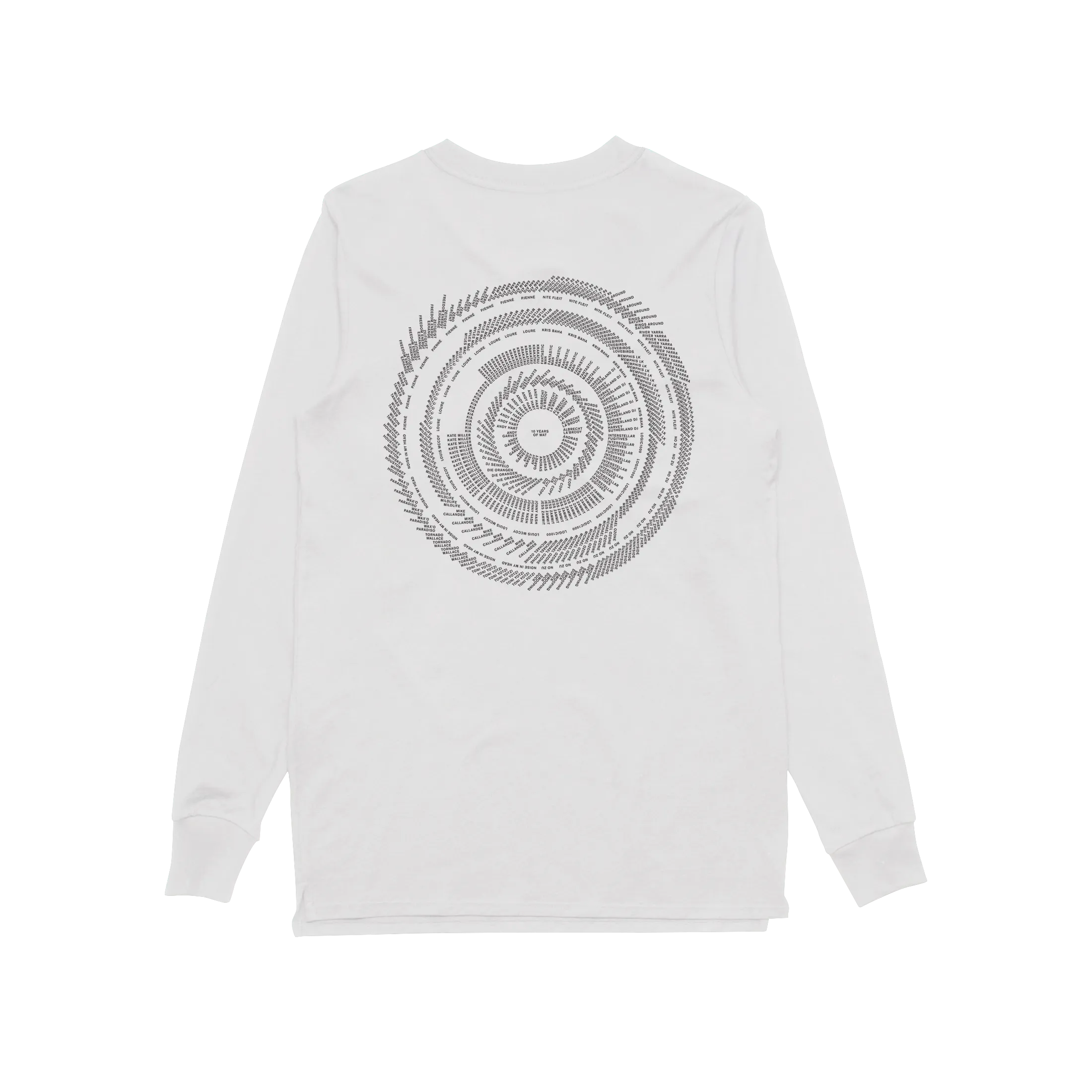 10 Years / White Longsleeve