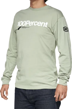 100% Bilto Long-Sleeve T-Shirt - Slate Green - Medium 33009-486-11