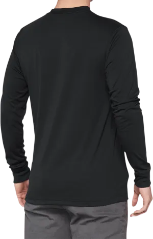 100% Throunn Long-Sleeve T-Shirt - Black - Small 35022-001-10