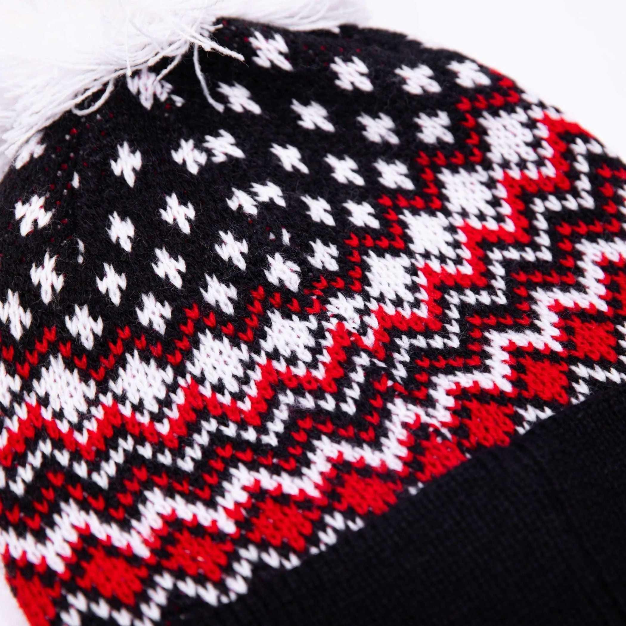 47 Brand Women's Elsa Cuff Knit With Large White Pom-Pom