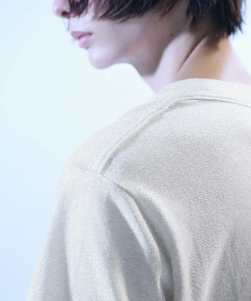 【60%OFF】Layered   short sleeve t-shirts  &  long sleeve t-shirt  &  tank top - OATMEAL HEATHER