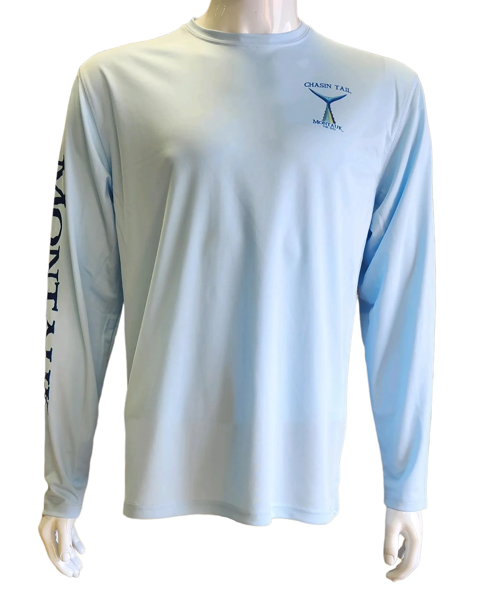 Adult Montauk The End Chasin Tail DriFit UV50 Long Sleeve Tee