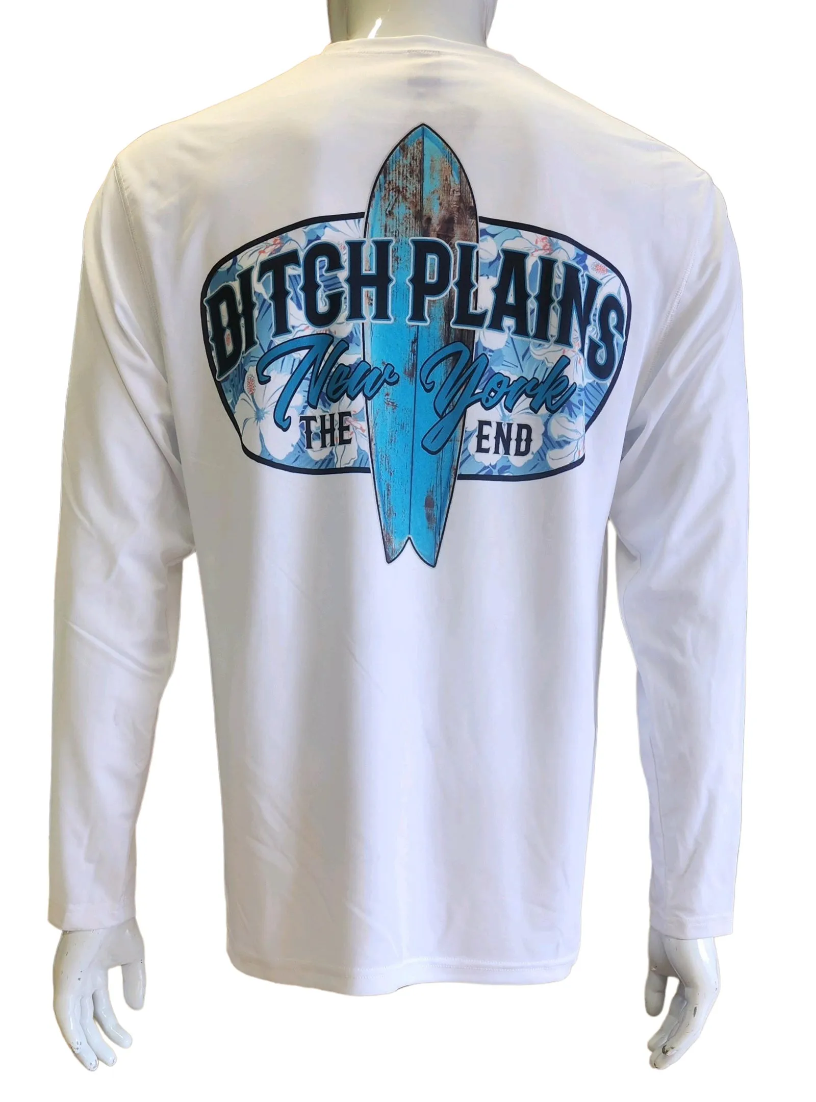 Adult New York The End Ditch Plains DriFit UV50 Long Sleeve Tee