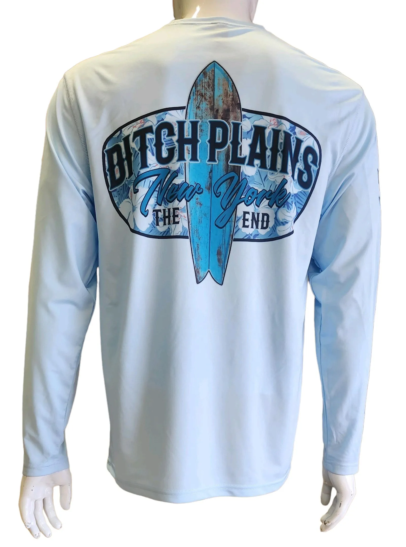 Adult New York The End Ditch Plains DriFit UV50 Long Sleeve Tee