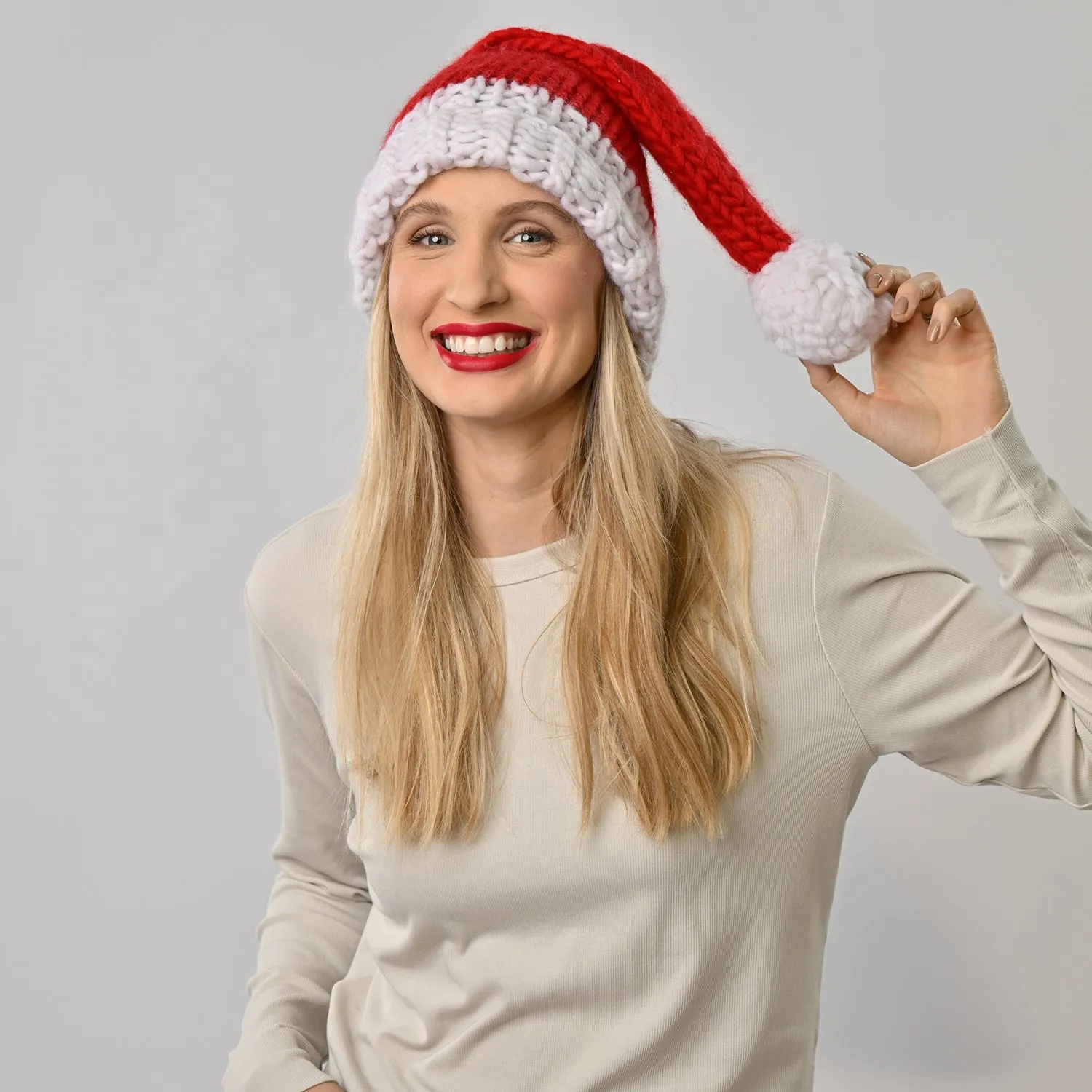 Adults Santa Hat Knitting Kit