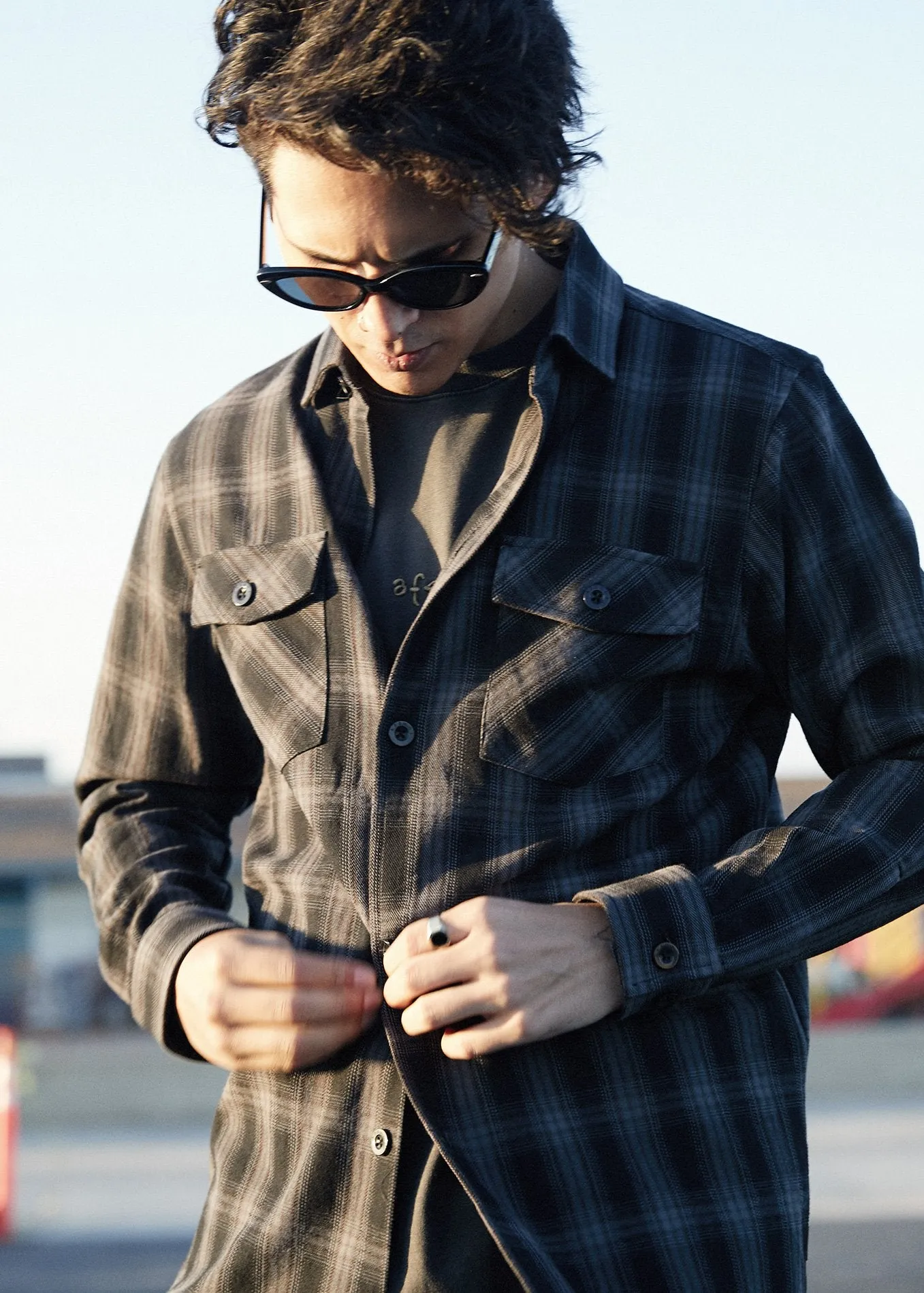 Afends Mens Dead Heroes - Work Shirt