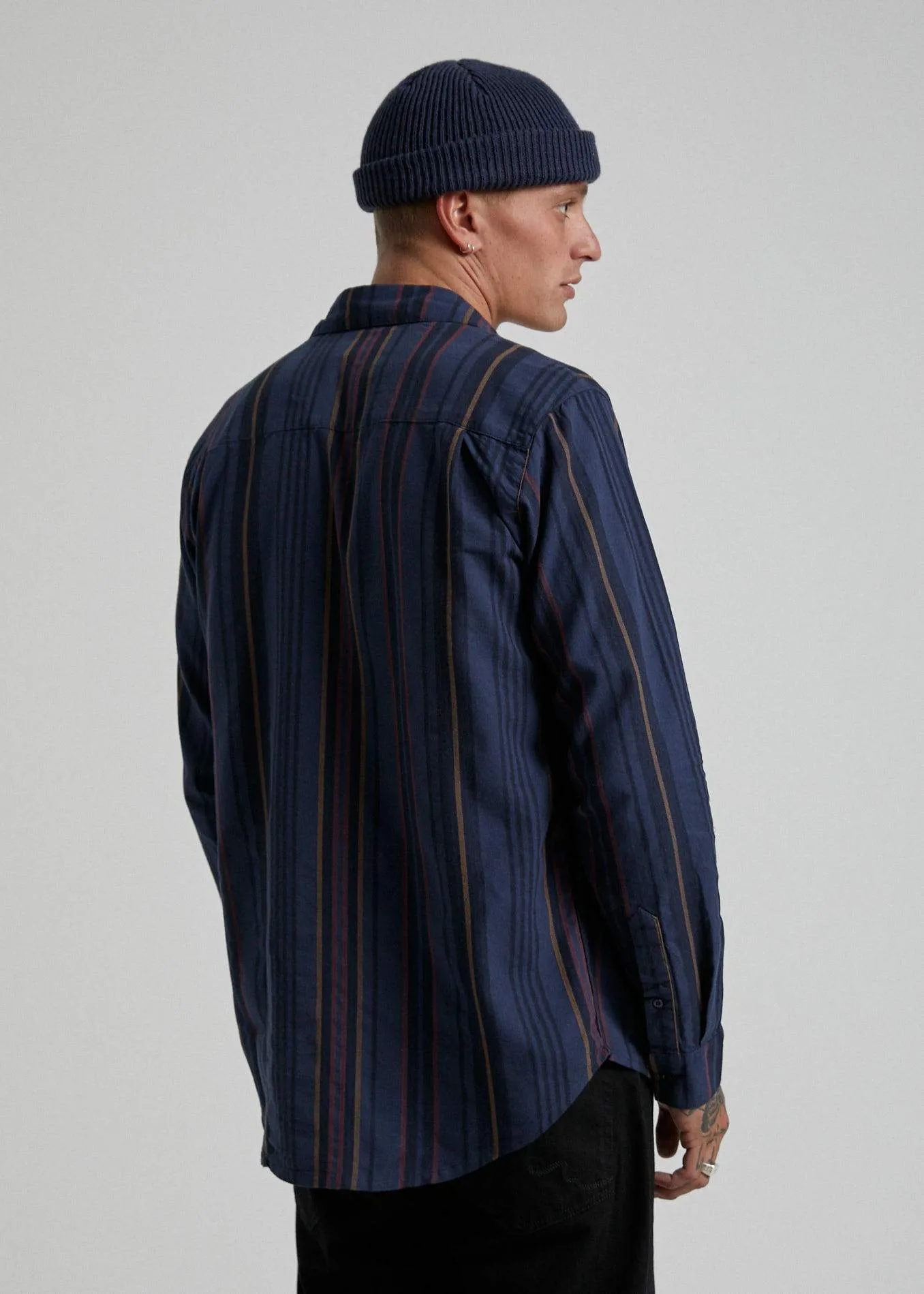 Afends Mens Don Pedro - Long Sleeve Shirt - Multi