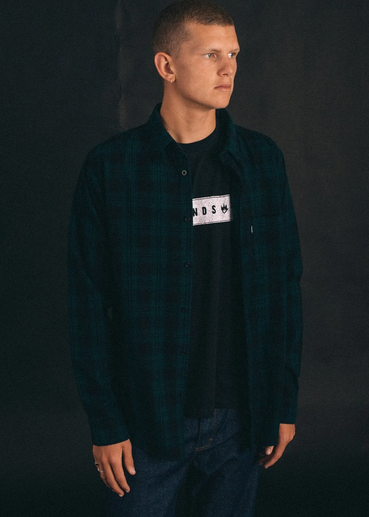 Afends Mens Highlands - Long Sleeve Shirt