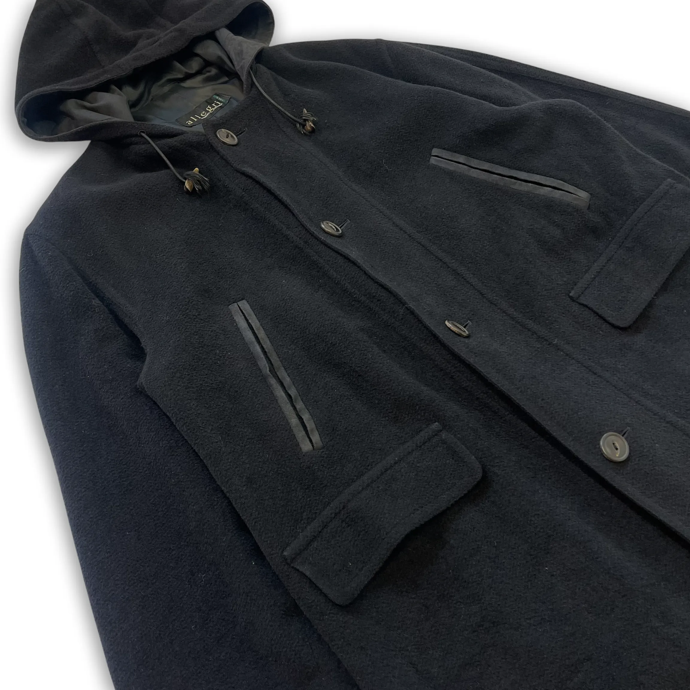 allegri / Hooded Wool Coat