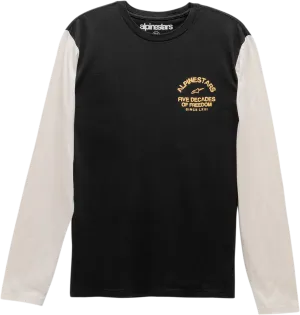 ALPINESTARS Decades Long-Sleeve T-Shirt - Black - Medium 12117400910M