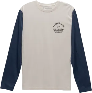 ALPINESTARS Decades Long-Sleeve T-Shirt - Natural - XL 12117400991XL