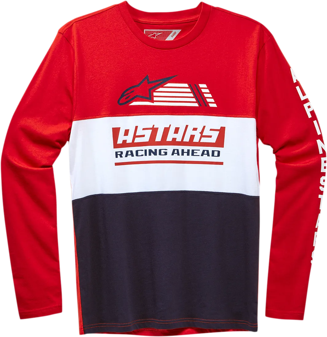 ALPINESTARS Rivalry Long-Sleeve T-Shirt - Red - 2XL 123074000302X