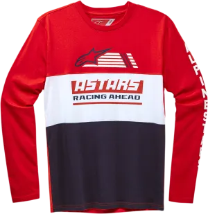 ALPINESTARS Rivalry Long-Sleeve T-Shirt - Red - 2XL 123074000302X