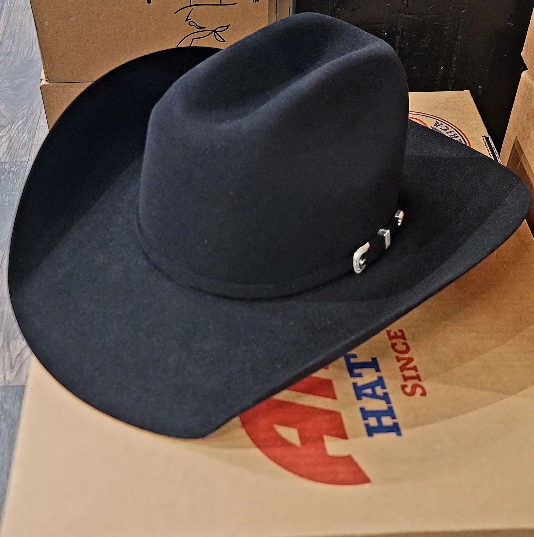 American Hat Co 7X Black