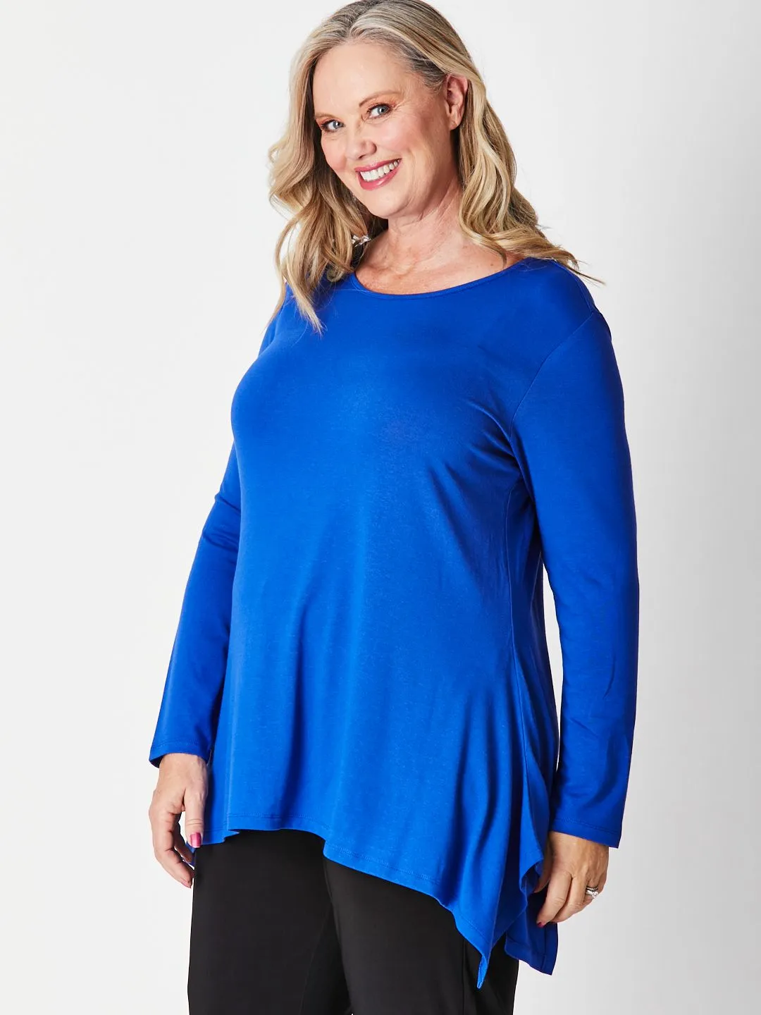Andrea Winter Warmer Top - Blue 26791-Sw