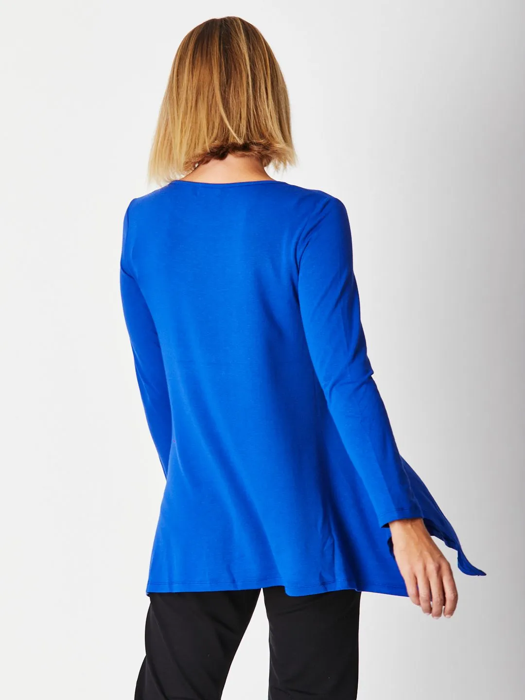 Andrea Winter Warmer Top - Blue 26791-Sw