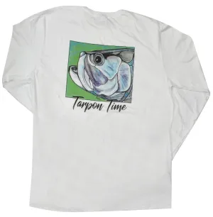Andy Thornal Company "Tarpon Time" LS T-Shirt/White