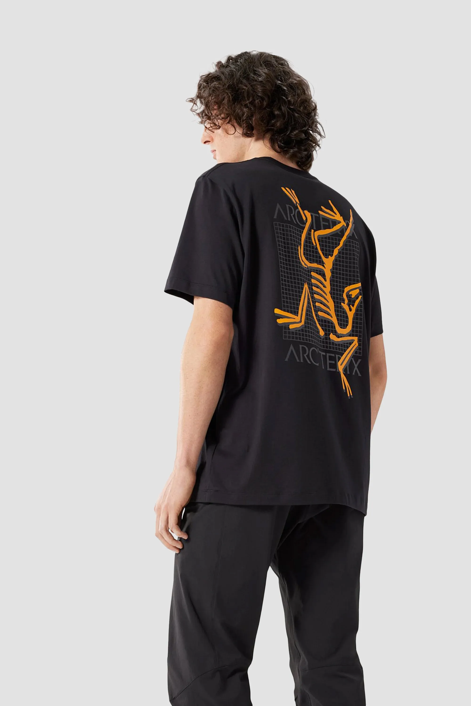 Arc'teryx Men's Arc'Multi Bird Logo SS in Black