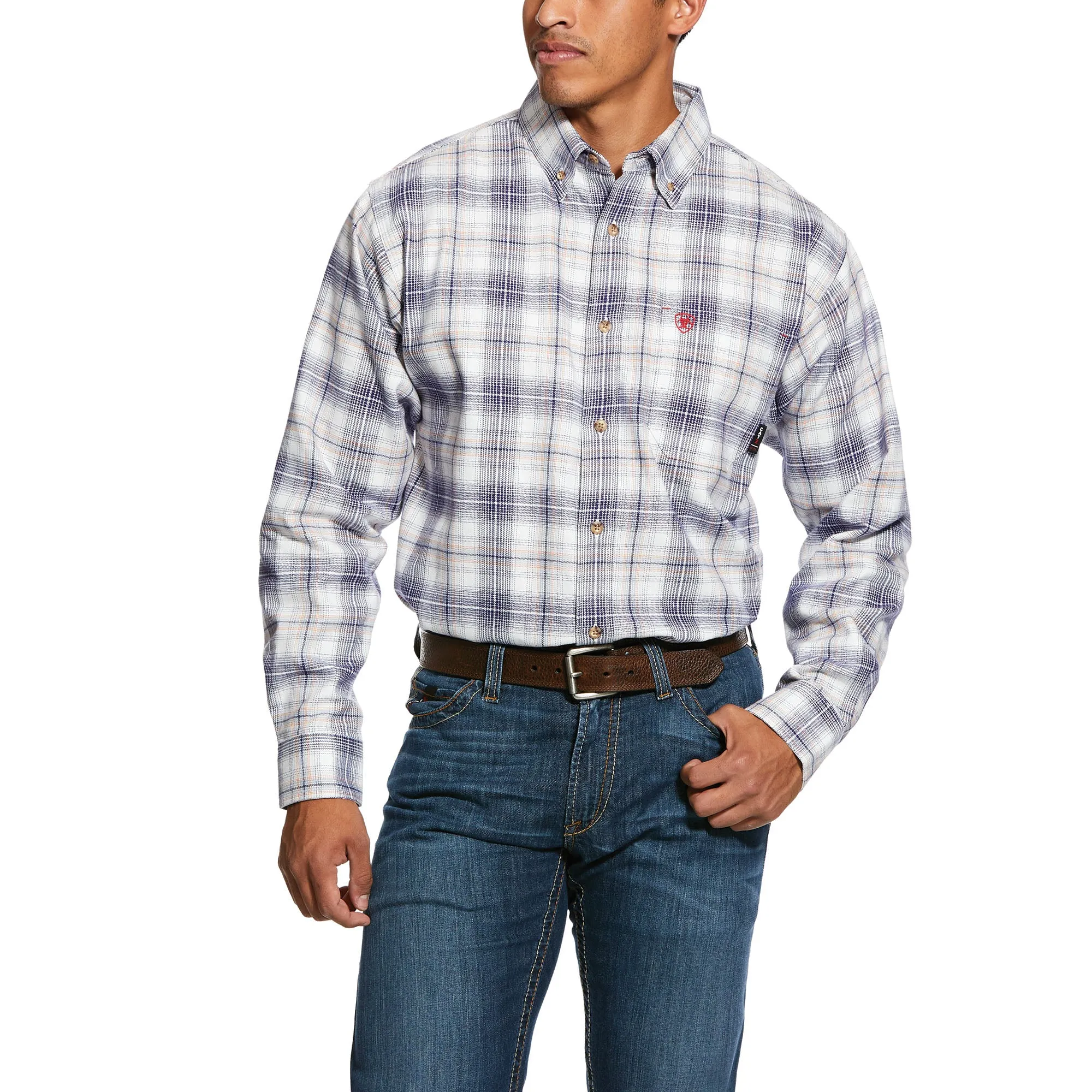 Ariat FR Men's Foraker Plaid Work Shirt 10030327