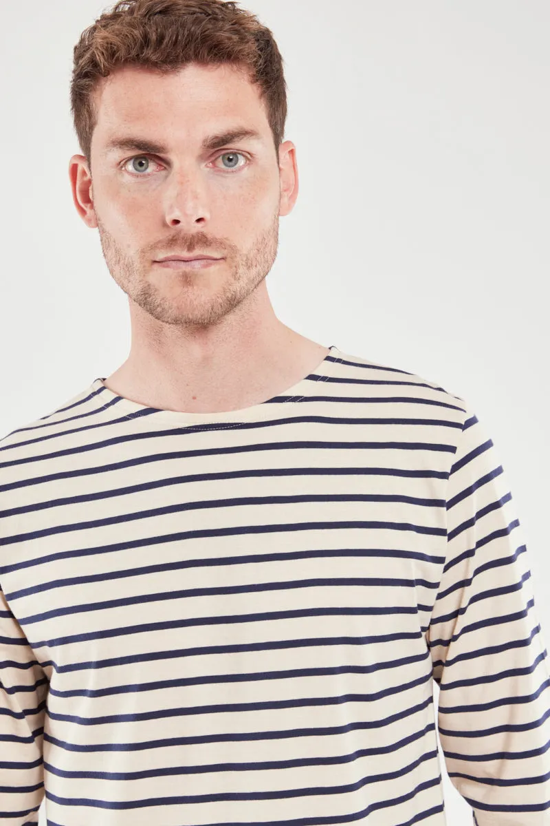 Armor Lux Marinière Plozévet -Oyster E24/Marine Deep - Navy