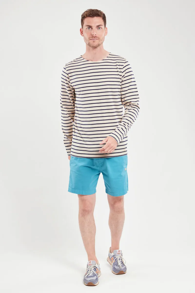 Armor Lux Marinière Plozévet -Oyster E24/Marine Deep - Navy