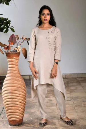 Asymmetric Linen Tunic