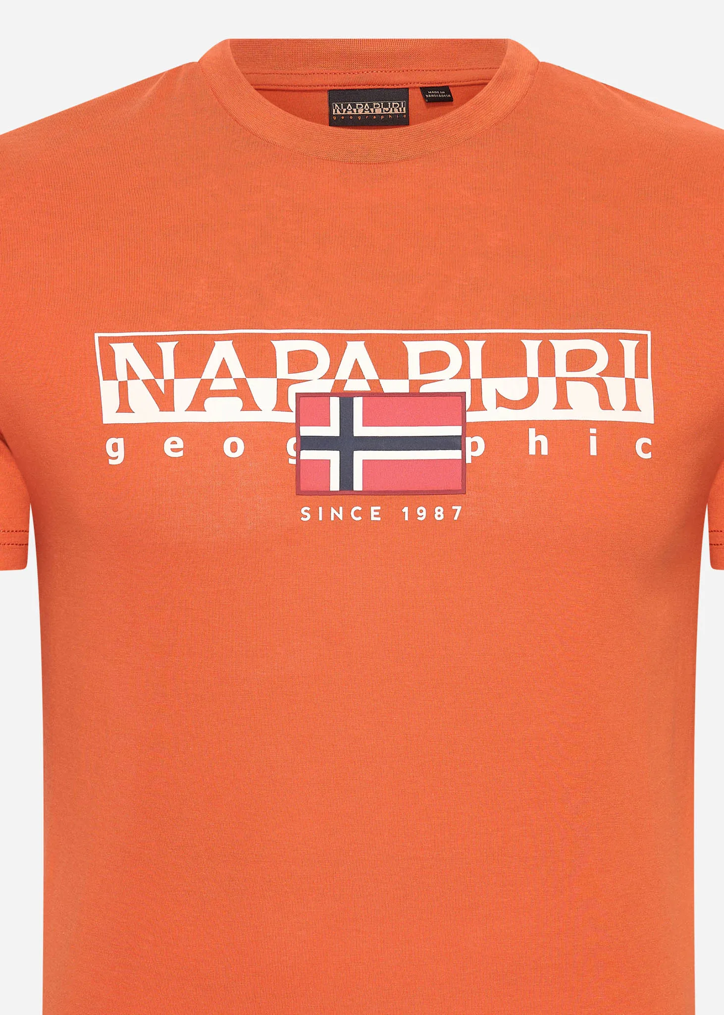 Aylmer t-shirt - orange burnt