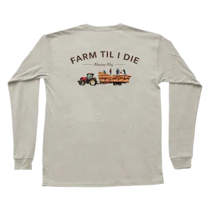 Baling Hay Long Sleeve Pocket Tee