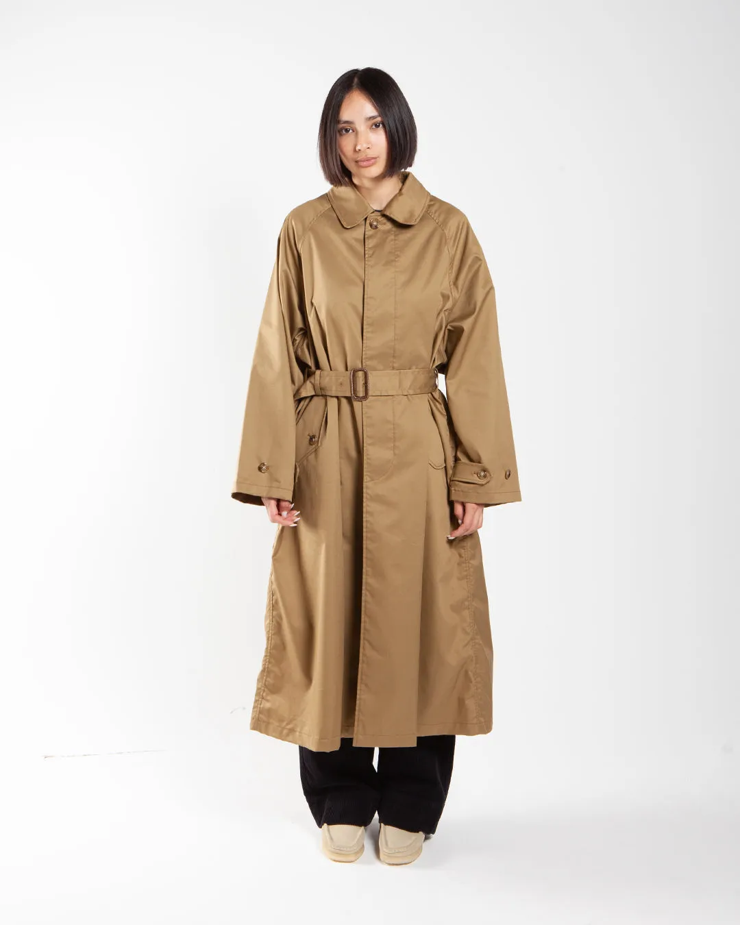 Beams Boy Solotex Trench Coat Beige