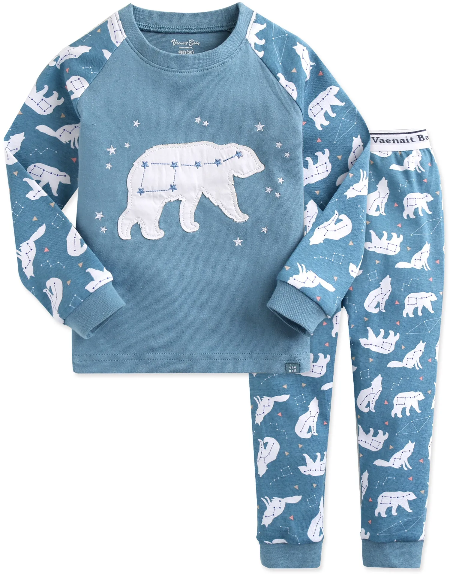 Bear Milky Blue Pajama