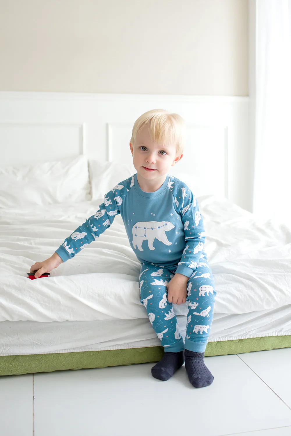 Bear Milky Blue Pajama