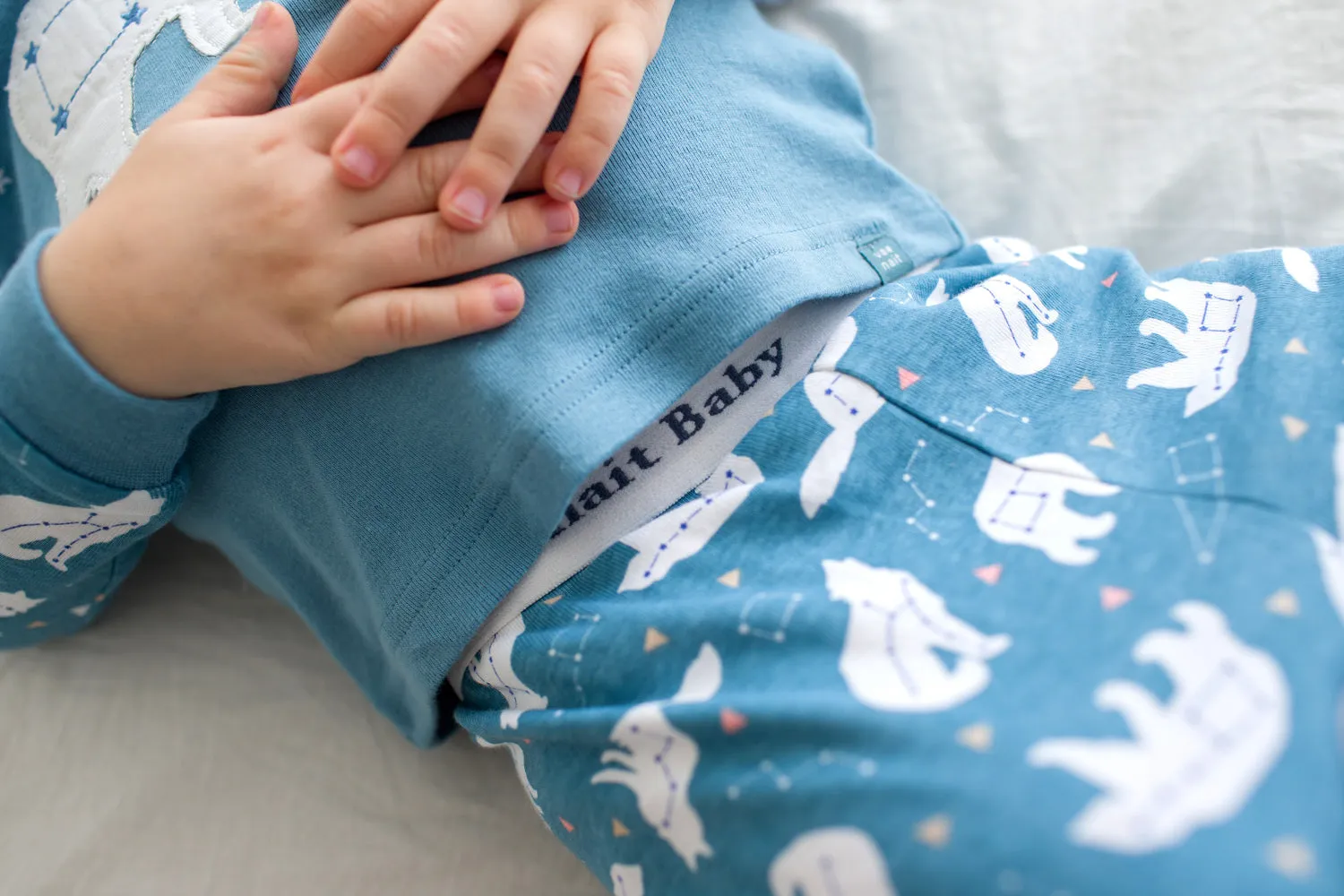 Bear Milky Blue Pajama