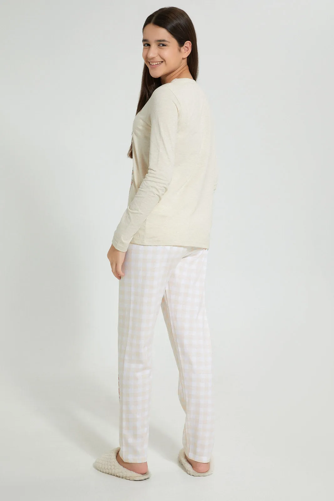 Beige Bambi Pyjama Set (2 Piece)