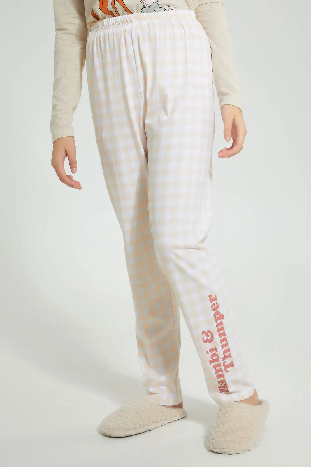 Beige Bambi Pyjama Set (2 Piece)