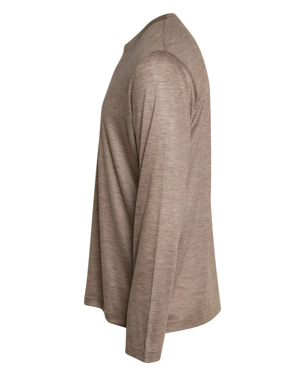 Beige Cashmere Long Sleeve T-Shirt