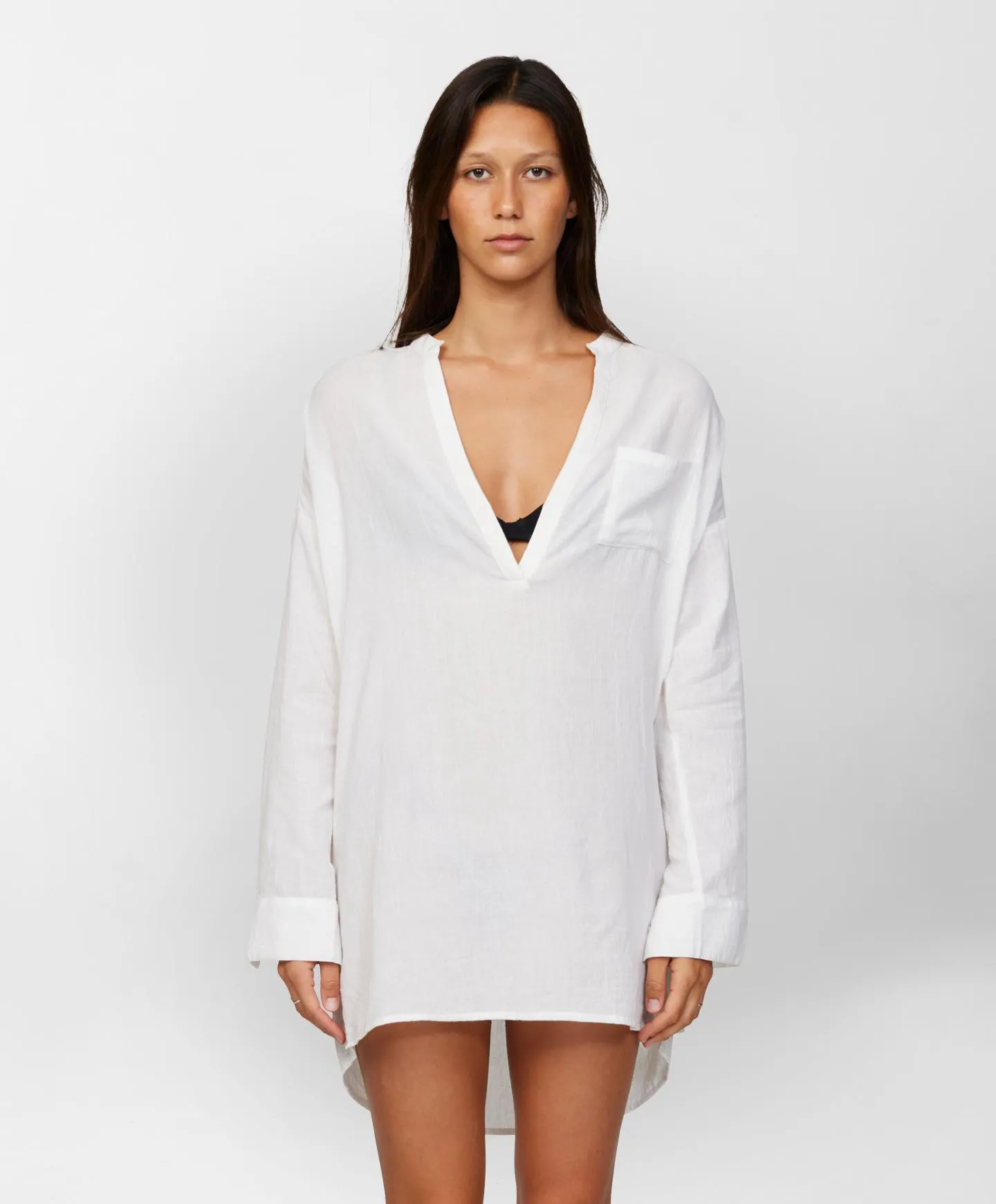 Belizin Coverup Dress - White