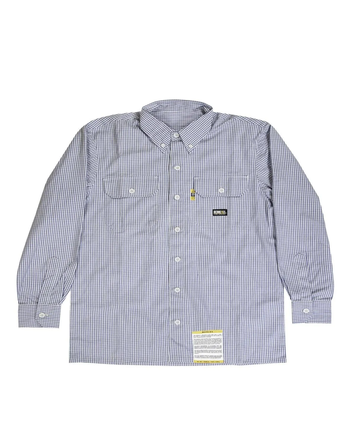 Berne Men's Tall Flame-Resistant Down Plaid Work Shirt