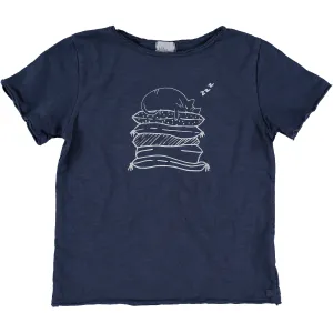 Búho Cesar Cat T-Shirt Indigo