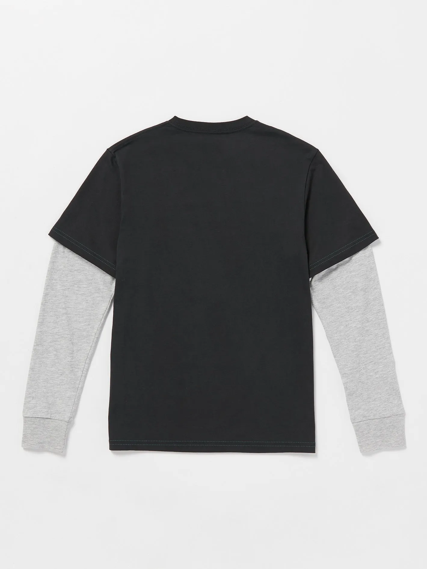 Big Boys Ranso Twofer Long Sleeve Shirt - Black