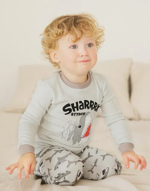 Big Shark Long Sleeve Pajama