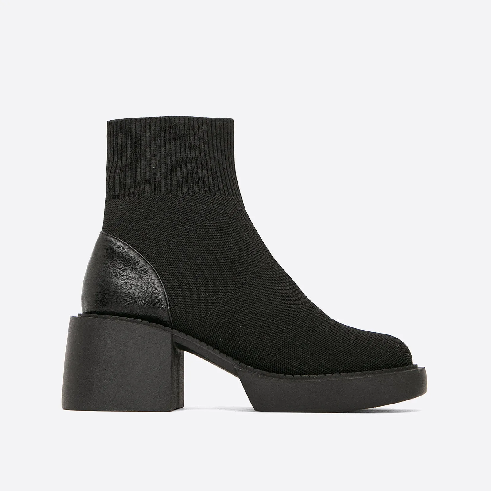 binfenxie- Women Platform Chunky Heeled Ankler Boots