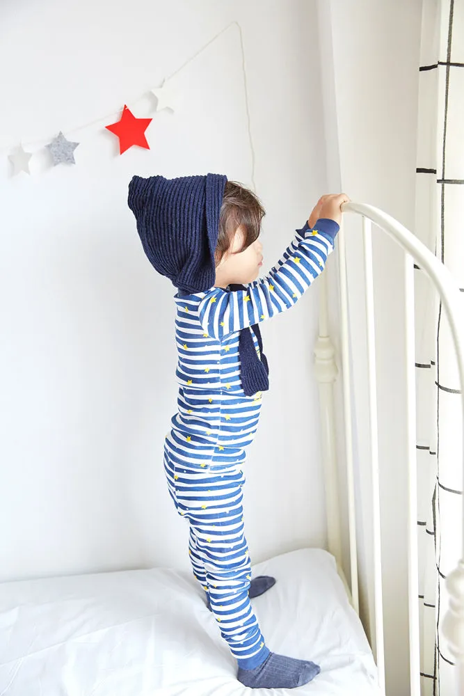 Bling Blue Long Sleeve Pajama