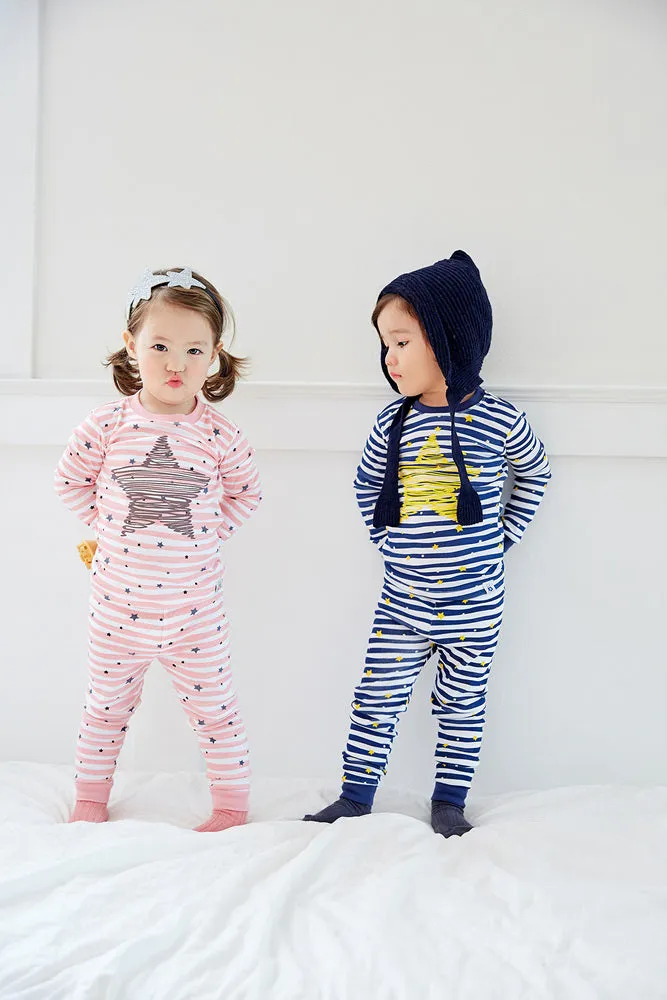 Bling Blue Long Sleeve Pajama