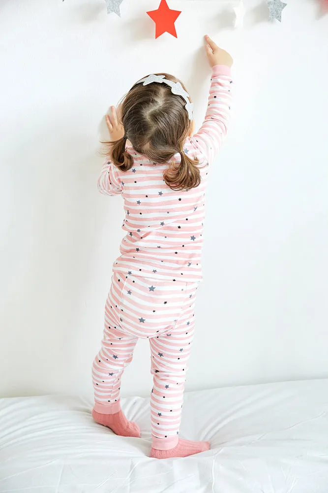 Bling Pink Long Sleeve Pajama
