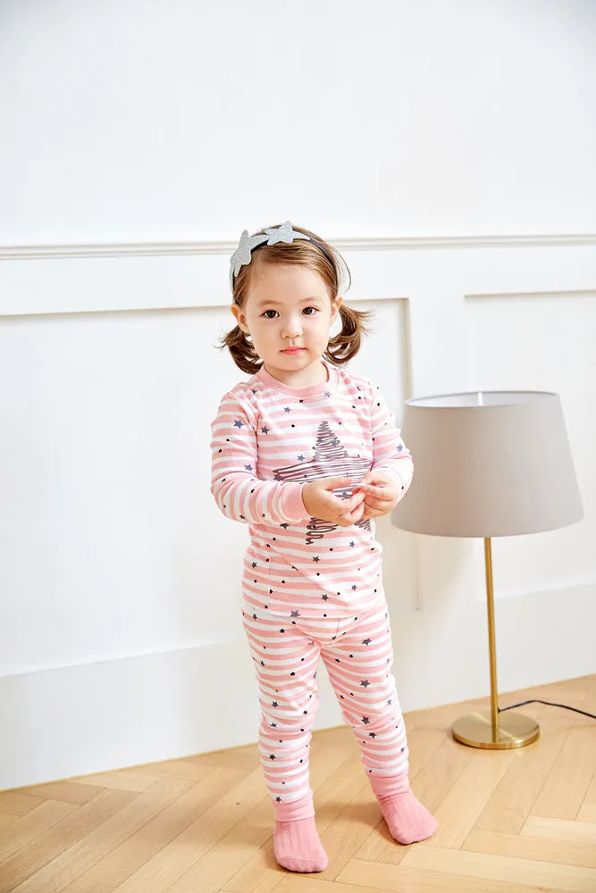 Bling Pink Long Sleeve Pajama