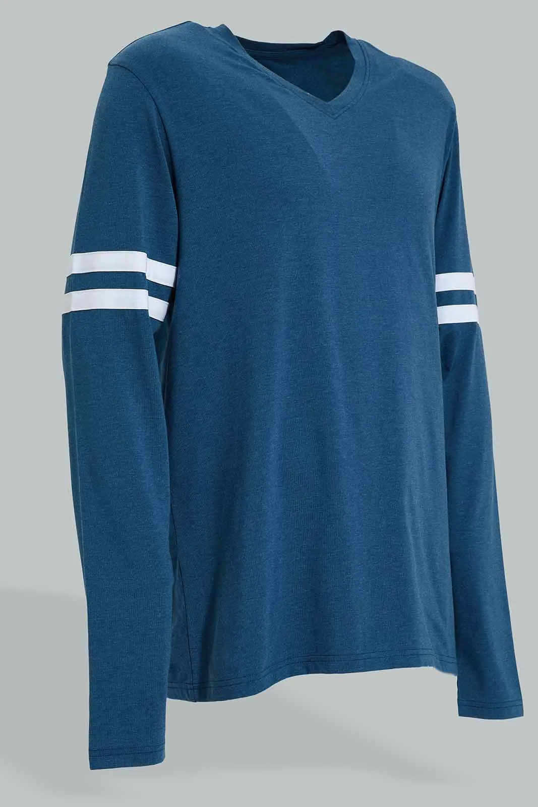 Blue V-Neck T-Shirt