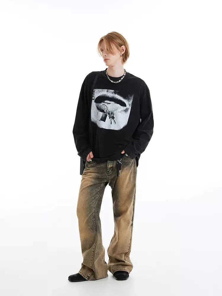 BNW Lip Graphic Long Sleeve T-Shirt