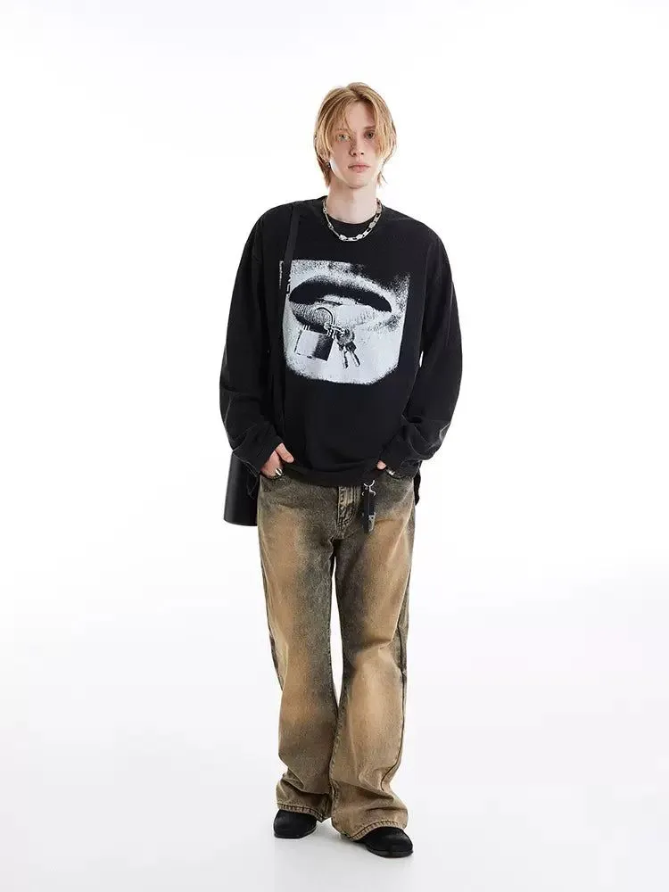 BNW Lip Graphic Long Sleeve T-Shirt