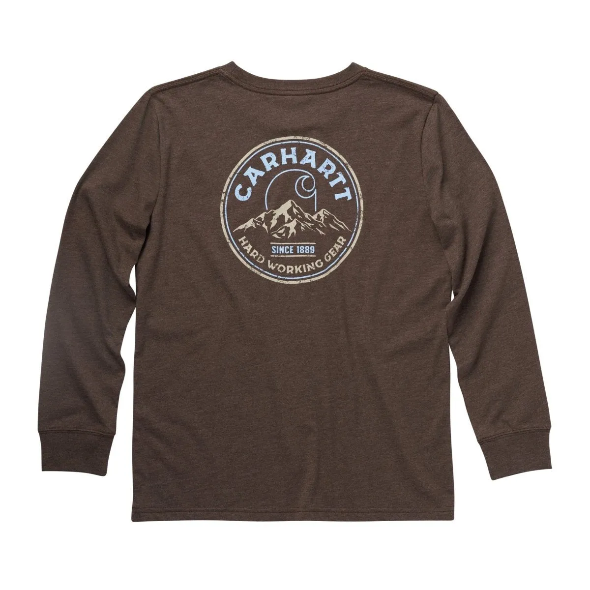 Boys Hard Working Gear Graphic Long Sleeve T-Shirt CA6188