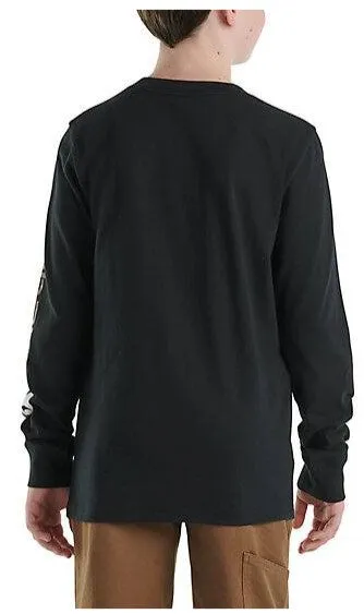 Boys' Long-Sleeve Camo Graphic T-Shirt